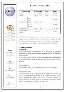 MEA – Monoethanolamine